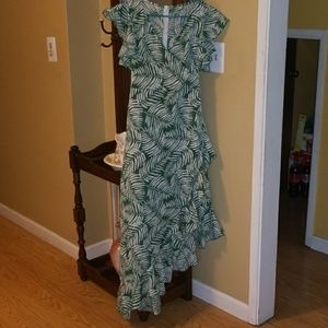 Dresses - Green & white dress Dresses - Green & white dress